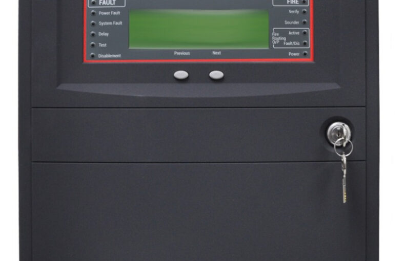 Black control panel