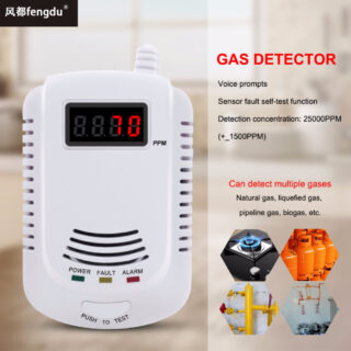 Advanced 2 in 1 Gas Detector - Protect Your Home & Workplace
