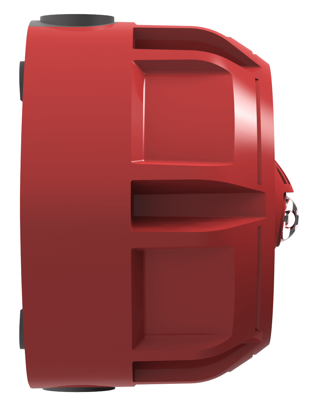 Zeta Raptor Addressable Weatherproof Sounder Beacon (Red Plastic, White Flash)