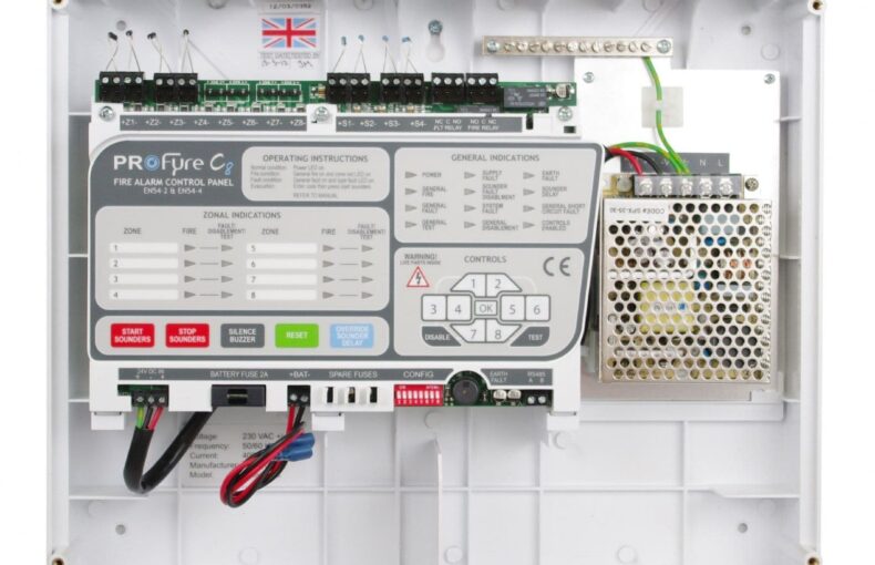 Zeta 1 Zone Fire Alarm Control Panel Motherboard
