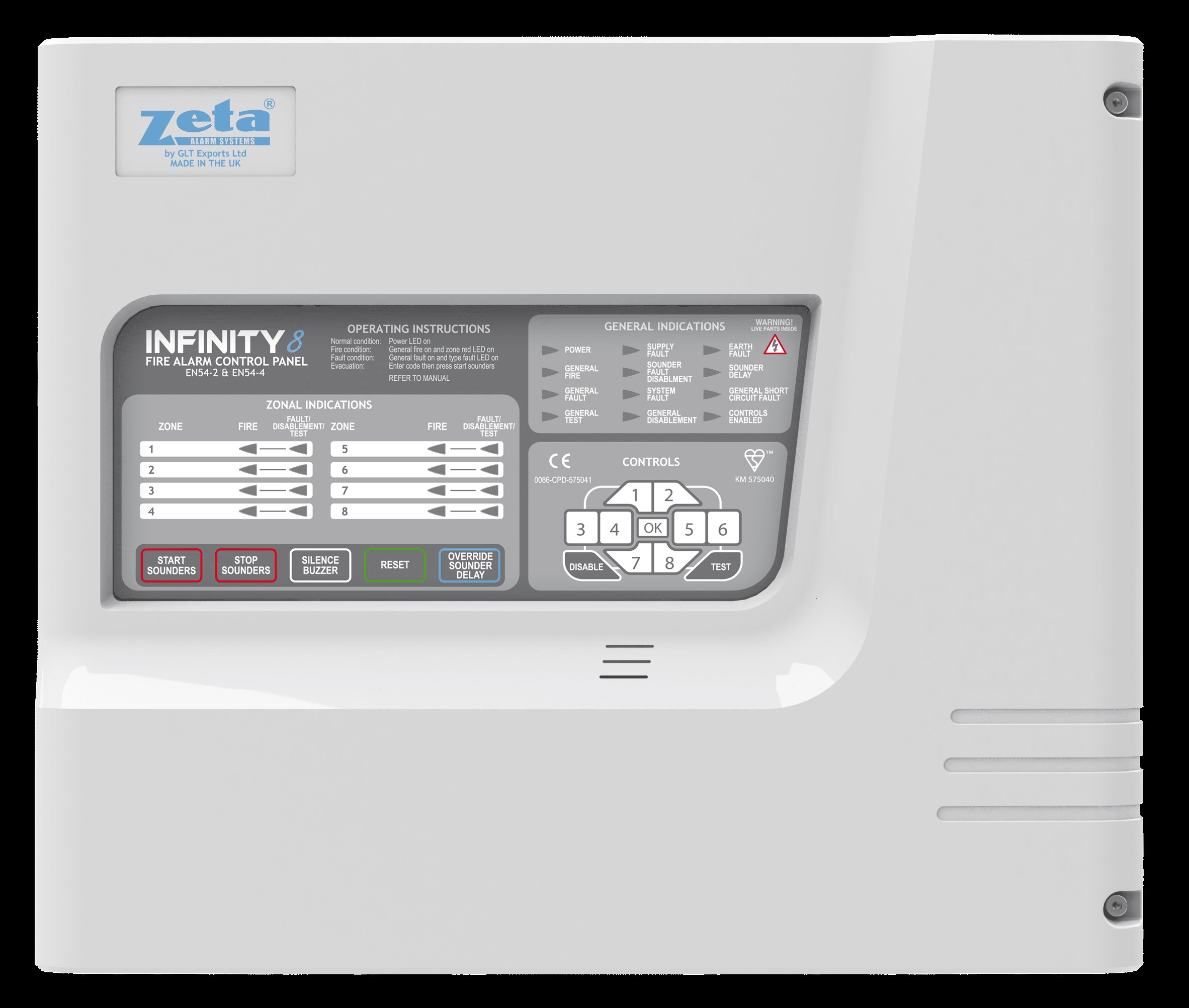 Zeta 1 Zone Panel