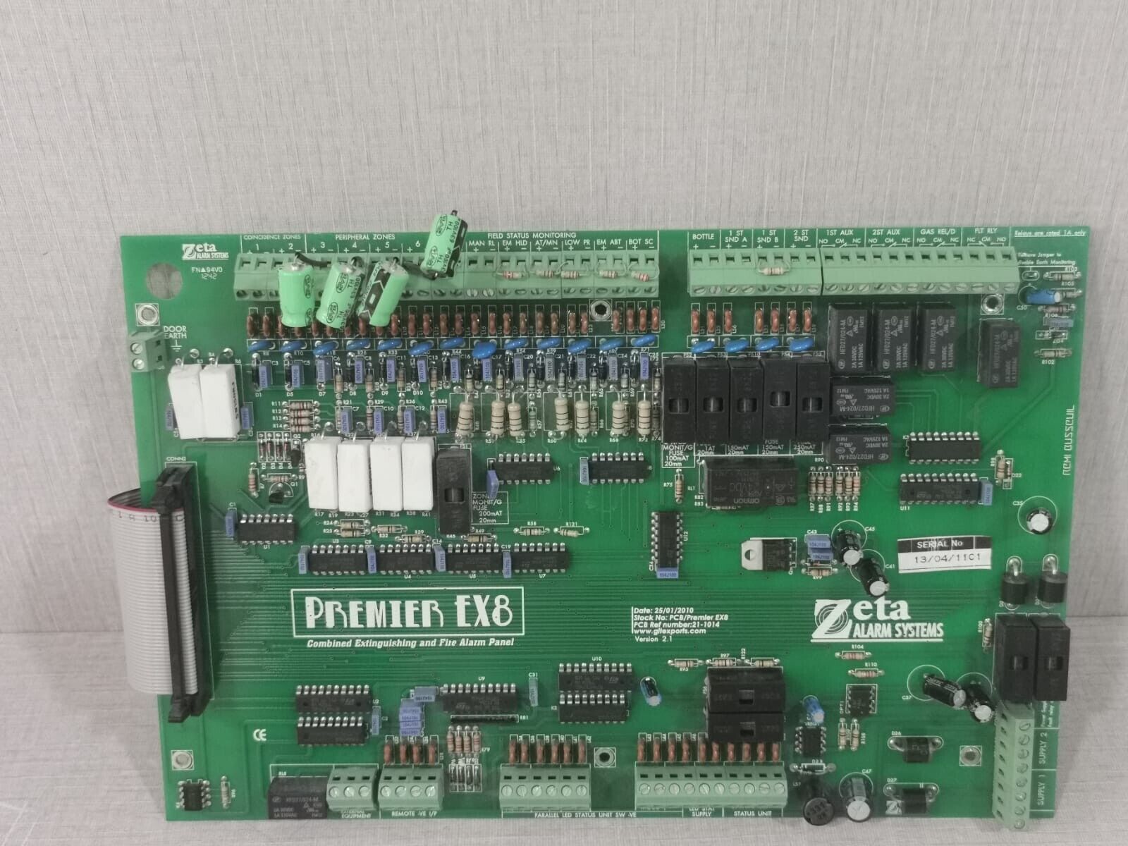Zeta 1 Zone Fire Alarm Control Panel