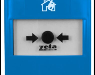 Zeta BreakGlass Blue Weatherproof – Durable Emergency Call Point for Outdoor Safety Systems