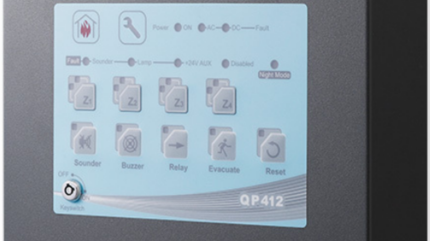 AH 6-Zone Fire Alarm Panel