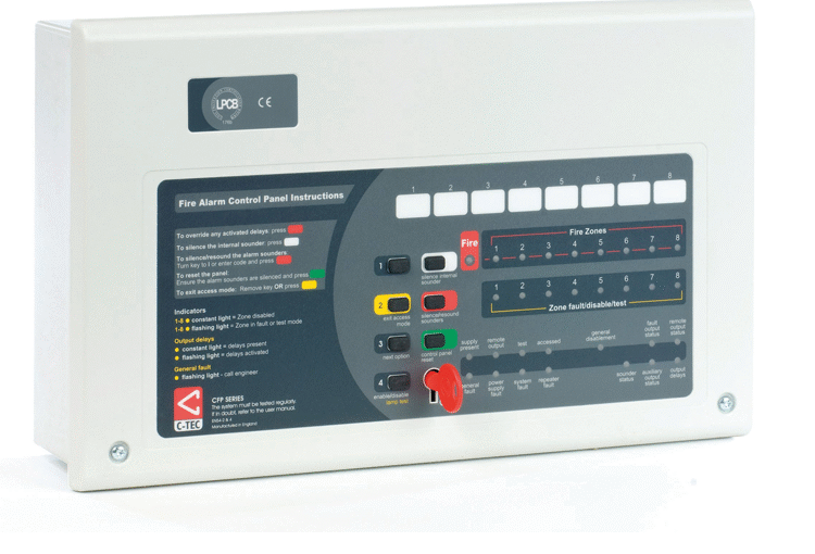 CTEC 2 Zone Plastic Fire Alarm Control Panel