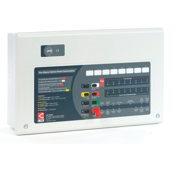 CTEC 2 Zone Plastic Fire Alarm Control Panel