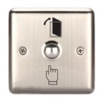 metal exit button