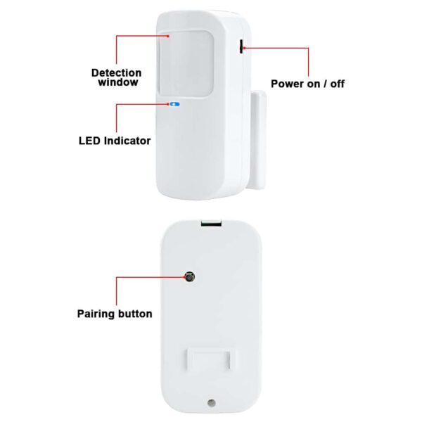 🔋 Wireless PIR Motion Sensor – Smart, Secure, Reliable