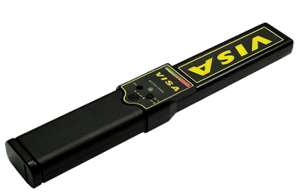 visa metal detector handheld