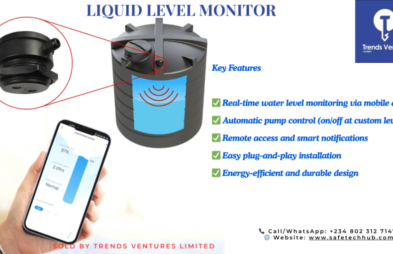 LIQUID LEVEL MONITOR sold by trends ventures limited, 2a, oritshe street, opposite m.a.n house ikeja lagos nigeria