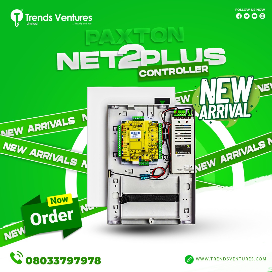 Paxton Net2 Plus Controller - Networked Access Control System by Trends Ventures Limited`