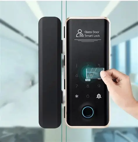 smart door glass lock