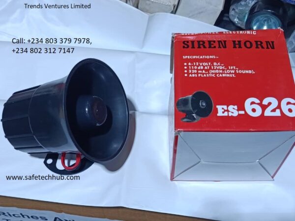 ES-626 Siren Horn from Trends Ventures Limited - 2a, oritshe street, ikeja lagos nigeria.2