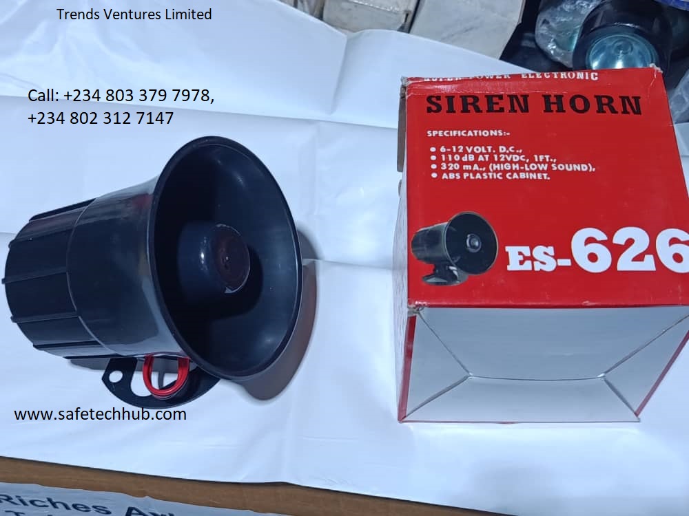 ES-626 Siren Horn from Trends Ventures Limited - 2a, oritshe street, ikeja lagos nigeria.2