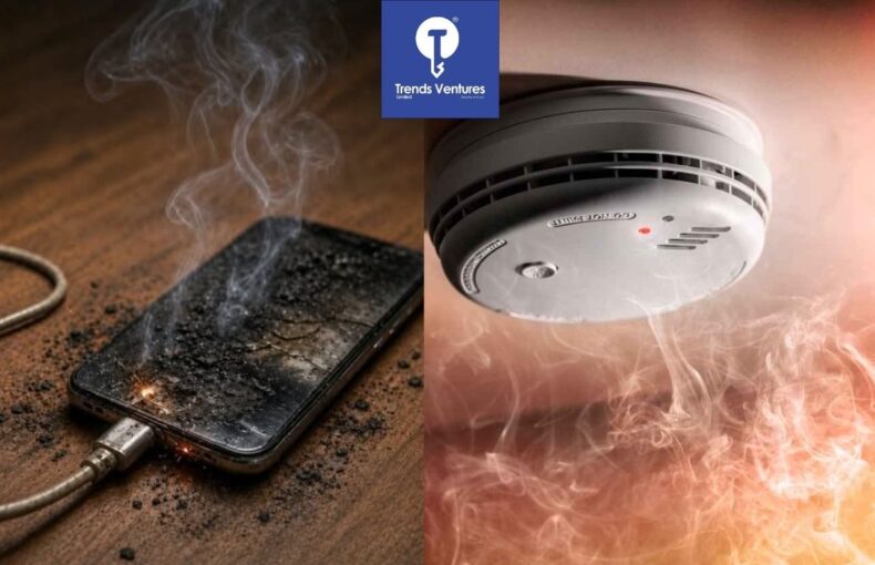 How a Smoke Alarm Prevented a Home Disaster A Phone Charger Nearly Burned Down a Home